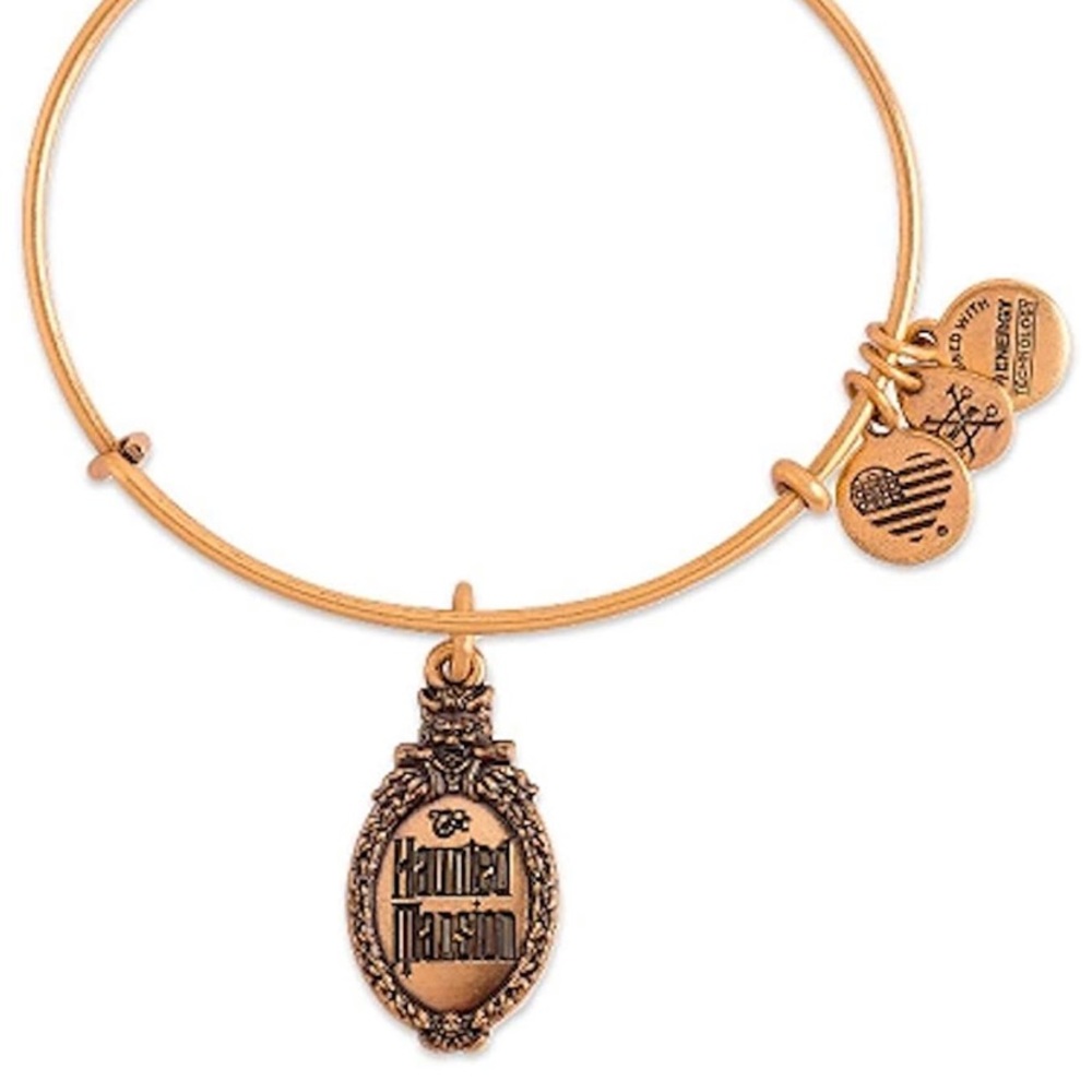 Gold Haunted Mansion Alex and Ani bracelet